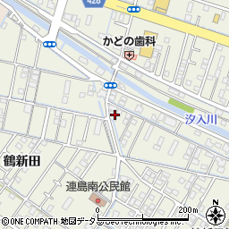 岡山県倉敷市連島町鶴新田993-1周辺の地図