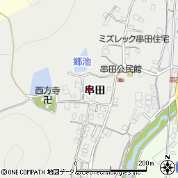 岡山県倉敷市串田411周辺の地図