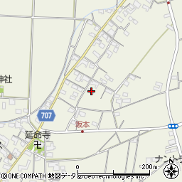 三重県多気郡明和町坂本1296周辺の地図