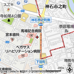 大阪府堺市西区浜寺船尾町東4丁250周辺の地図
