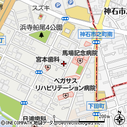 村部フランヂ船尾倉庫周辺の地図