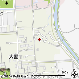 大阪府堺市美原区大饗27-7周辺の地図