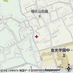 岡山県浅口市金光町占見新田1417-1周辺の地図