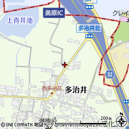 大阪府堺市美原区多治井478-1周辺の地図