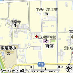 奈良県北葛城郡広陵町百済1807周辺の地図