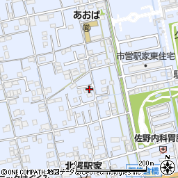 広島県福山市駅家町万能倉584-6周辺の地図