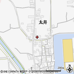 大阪府堺市美原区太井152-3周辺の地図