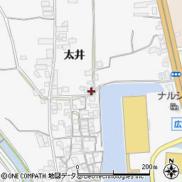 大阪府堺市美原区太井142-2周辺の地図