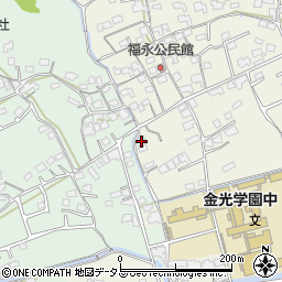 岡山県浅口市金光町占見新田1418周辺の地図