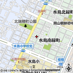 岡山県倉敷市水島南緑町10-6周辺の地図