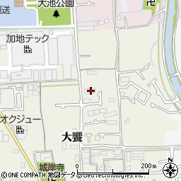 大阪府堺市美原区大饗53-1周辺の地図