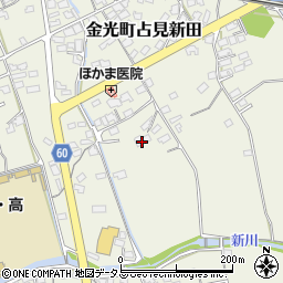 岡山県浅口市金光町占見新田1187周辺の地図