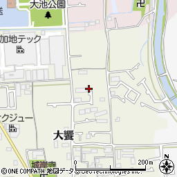 大阪府堺市美原区大饗51-10周辺の地図