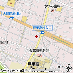 セブンイレブン福山新市戸手店周辺の地図