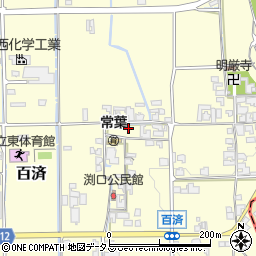 奈良県北葛城郡広陵町百済1776周辺の地図