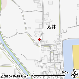 大阪府堺市美原区太井178-2周辺の地図