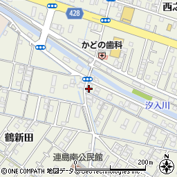 岡山県倉敷市連島町鶴新田3198-1周辺の地図