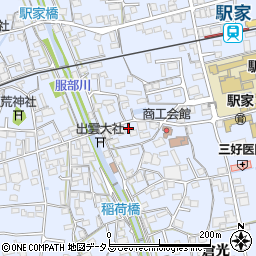 広島県福山市駅家町倉光405-1周辺の地図