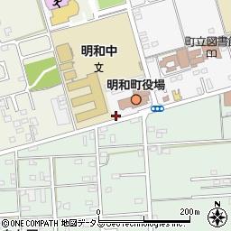 明和町役場　総務防災課防災防犯係周辺の地図