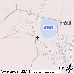 広島県福山市神辺町下竹田1518周辺の地図