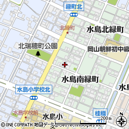 岡山県倉敷市水島南緑町15周辺の地図