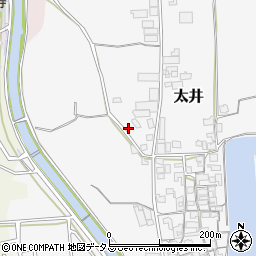 大阪府堺市美原区太井183周辺の地図