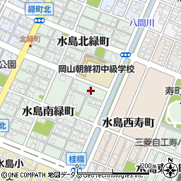 岡山県倉敷市水島南緑町13周辺の地図