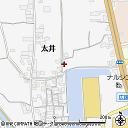 大阪府堺市美原区太井141-2周辺の地図