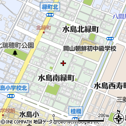 岡山県倉敷市水島南緑町14周辺の地図