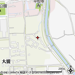 大阪府堺市美原区大饗33-32周辺の地図