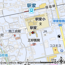 駅家周辺の地図