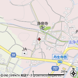 三重県松阪市丹生寺町396周辺の地図
