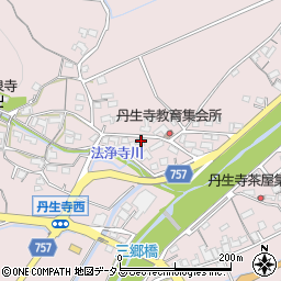 三重県松阪市丹生寺町450周辺の地図
