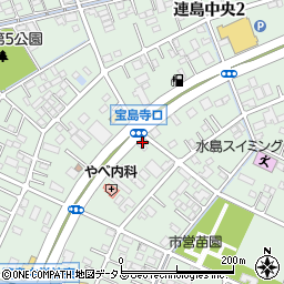 浦田霊苑周辺の地図