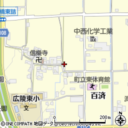 奈良県北葛城郡広陵町百済1911周辺の地図