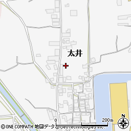 大阪府堺市美原区太井155周辺の地図