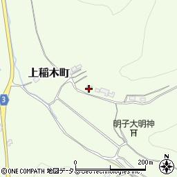 岡山県井原市上稲木町1966周辺の地図