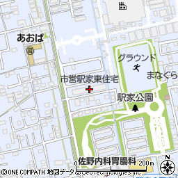 駅家東市営住宅周辺の地図