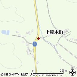 岡山県井原市上稲木町1453-3周辺の地図