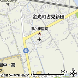 岡山県浅口市金光町占見新田1173周辺の地図