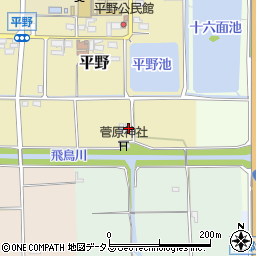 奈良県磯城郡田原本町平野94周辺の地図