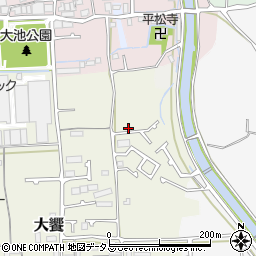 大阪府堺市美原区大饗20-15周辺の地図