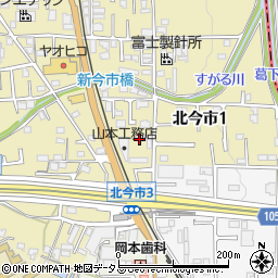 株式会社山本工務店周辺の地図