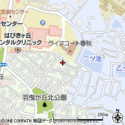 大阪府羽曳野市羽曳が丘1丁目周辺の地図