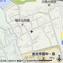 岡山県浅口市金光町占見新田1321周辺の地図