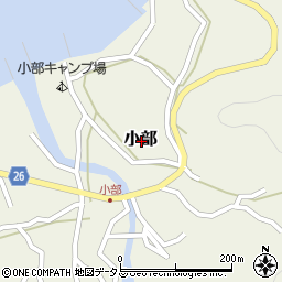 香川県小豆郡土庄町小部周辺の地図