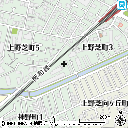 タイムズ上野芝駅前駐車場周辺の地図