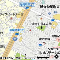 大阪府堺市西区浜寺船尾町東3丁427周辺の地図