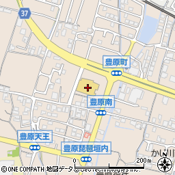 Ａコープくしだ店周辺の地図