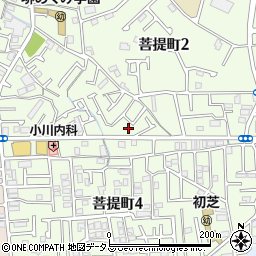 大阪府堺市東区菩提町2丁26-23周辺の地図